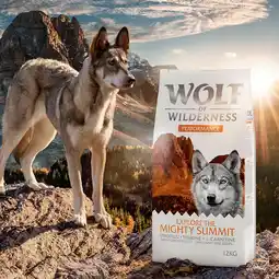 Zooplus Wolf of Wilderness Explore The Mighty Summit - Performance Hondenvoer - 400 g: Nieuw Recept aanbieding
