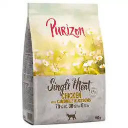 Zooplus 400 g Single Meat Kip met Kamillebloesem Purizon Katten Droogvoer aanbieding