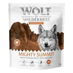 Zooplus Wolf of Wilderness Explore The Mighty Summit - Performance Hondenvoer - 1 kg: Nieuw Recept aanbieding