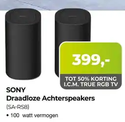 EP Beerepoot SONY Draadloze Achterspeakers (SA-RS8) aanbieding