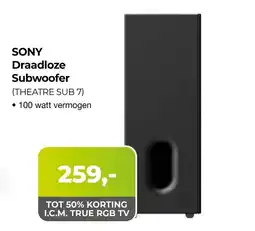 EP Beerepoot SONY Draadloze Subwoofer aanbieding