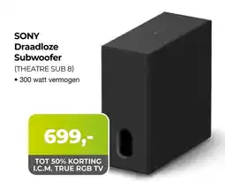 EP Beerepoot SONY Draadloze Subwoofer (THEATRE SUB 8) aanbieding