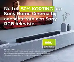 EP Beerepoot Sony Bravia Soundbar aanbieding