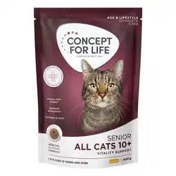 Zooplus Concept voor het leven Alle katten 10+ - Nieuw Receptuur: 400 g aanbieding