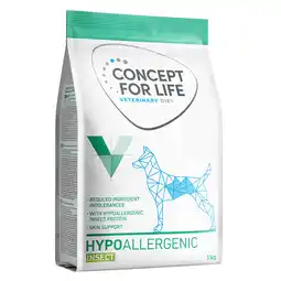 Zooplus Concept for Life Veterinary Diet Hypoallergenic Insect hondenvoer - Nieuw Receptuur: 1 kg aanbieding