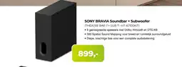 EP Beerepoot SONY BRAVIA Soundbar + Subwoofer aanbieding
