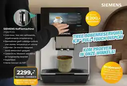EP Beerepoot siemens koffiemachine (tq927fz3) aanbieding