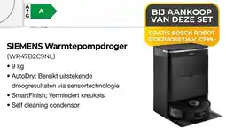 EP Beerepoot SIEMENS Warmtepompdroger (WR47B2C9NL) aanbieding