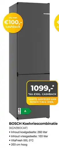 EP Beerepoot BOSCH Koelvriescombinatie aanbieding