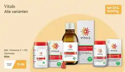 De Online Drogist Vitals Vitamine C + D3 Gummies aanbieding