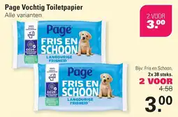 De Online Drogist Page Vochtig Toilet papier aanbieding