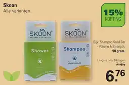 De Online Drogist Skoon Shampoo Solid Bar aanbieding
