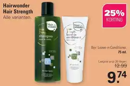 De Online Drogist Hairwonder Hair Strength aanbieding