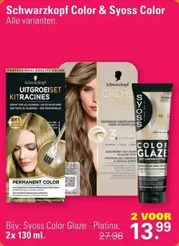 De Online Drogist Schwarzkopf Color & Syoss Color aanbieding