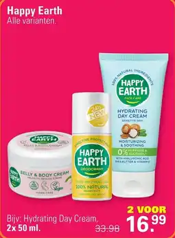 De Online Drogist Happy Earth Hydrating Day Cream aanbieding