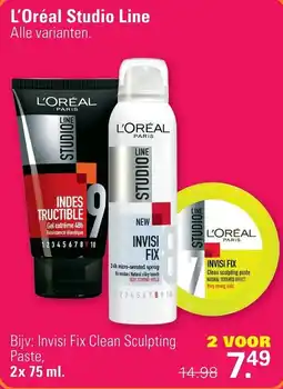 De Online Drogist L'Oréal Studio Line aanbieding