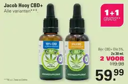 De Online Drogist Jacob Hooy CBD+ aanbieding