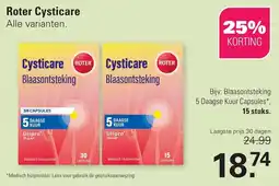 De Online Drogist Roter Cysticare aanbieding