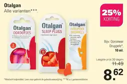 De Online Drogist Otalgan Oordopjes aanbieding