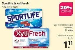 De Online Drogist Sportlife & XyliFresh aanbieding