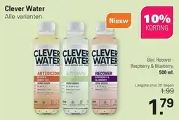 De Online Drogist Clever Water aanbieding
