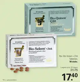 De Online Drogist Bio-Seleen + Zink Tabletten aanbieding