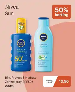 De Online Drogist Nivea Sun Protect & Hydrate SPF50+ aanbieding