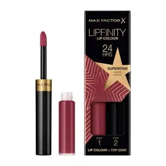 Wehkamp Max Factor Lipfinity Rising Stars lippenstift - 086 Superstar aanbieding