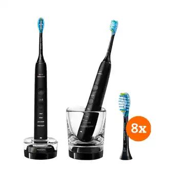 Coolblue Philips DiamondClean 9000 HX9914/54 duopack + Premium Plaque Defense opzetborstels 8 stuks aanbieding