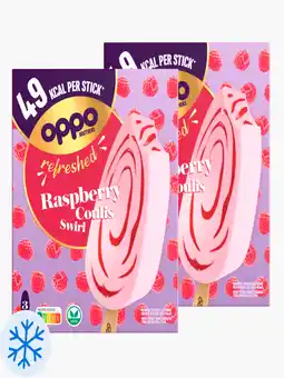 Flink Oppo Refreshed Raspberry Coulis Swirl IJs 3st 95ml 2x aanbieding