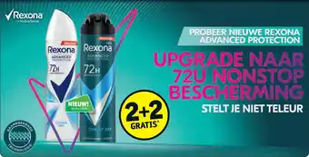 Kruidvat Rexona 72h nonstop bescherming aanbieding