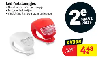 Kruidvat Led fietslampjes aanbieding