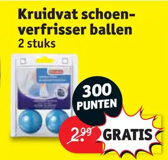 Kruidvat Kruidvat schoen- verfrisser ballen 2 stuks aanbieding