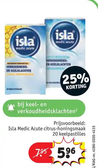 Kruidvat Isla Medic aanbieding