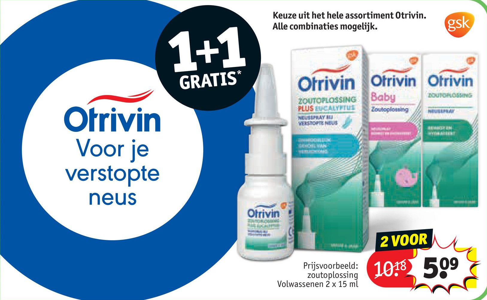 Otrivin aanbieding bij Kruidvat