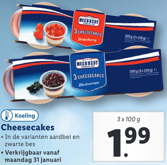 Lidl Cheesecakes aanbieding