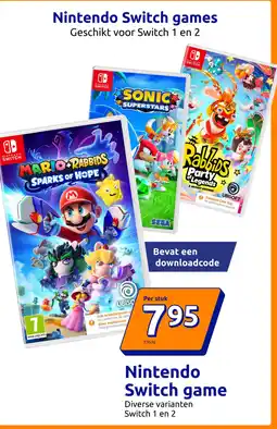 Action Nintendo Switch games Nintendo Switch game aanbieding