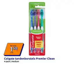 Action Colgate tandenborstels Premier Clean aanbieding