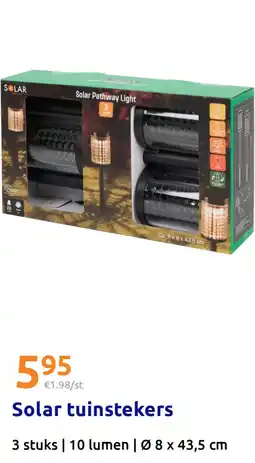 Action Solar tuinstekers aanbieding