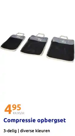 Action Compressie opbergset aanbieding