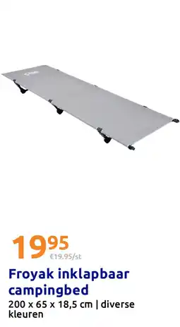 Action Froyak inklapbaar campingbed aanbieding