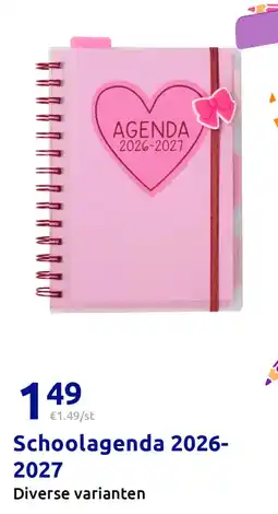 Action Schoolagenda 2026-2027 aanbieding