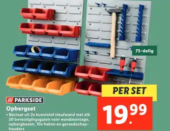 Lidl II PARKSIDE Opbergset aanbieding