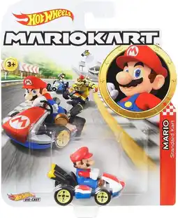 Bol.com Hot Wheels Mario Kart Replica Diecast Mario, Standard Kart aanbieding