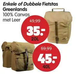 Plentyparts Greenlands Fietstas aanbieding