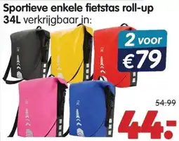 Plentyparts Sportieve Enkele Fietstas Roll-Up aanbieding
