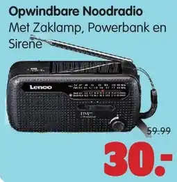 Plentyparts Lenco Opwindbare Noodradio aanbieding