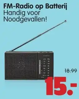 Plentyparts FM-Radio op Batterij aanbieding