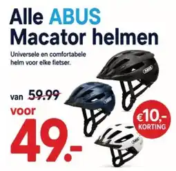 Plentyparts ABUS Macator helmen aanbieding