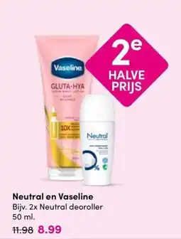 Drogisterij Visser Neutral en Vaseline aanbieding